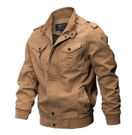 Plus Size Bomber Military Jacket Men Autumn Winter Outwear Casual Cotton Washed Coats Army Flight Tactical Jacket Male 5XL 6XL - Nordic Vinterstil