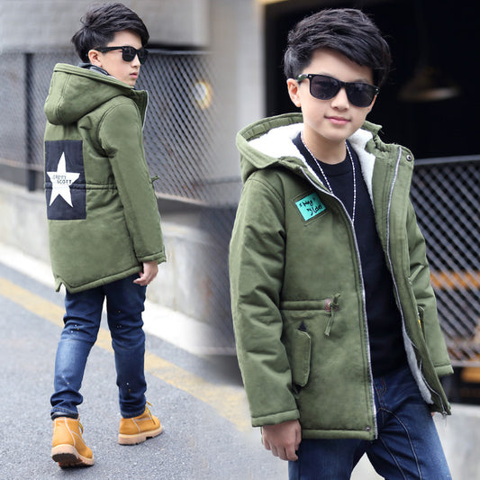 Five-pointed star trench coat - Nordic Vinterstil