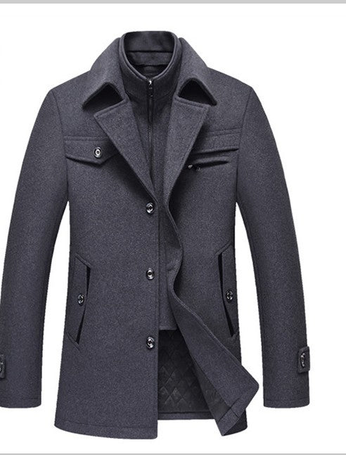 Elegante Vinterfrakken For Menn - Nordic Vinterstil