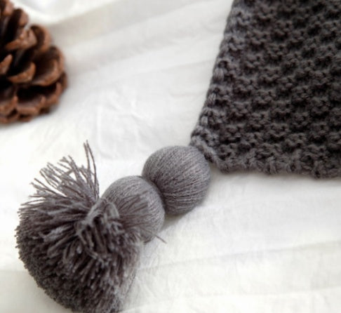 Nordic fringed knit ball blanket wool blanket office air conditioning lunch break blanket shawl blanket sofa leisure blanket blanket - Nordic Vinterstil
