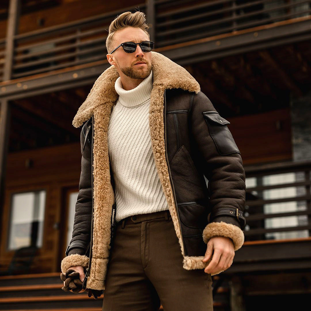 Winter Jacket Mens Military Fleece Warm Jackets Male Fur Collar Coats Army Tactical Jacket - Nordic Vinterstil