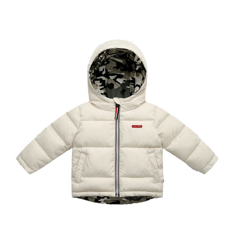 Middle And Small Children Wear Double-sided Padded Winter Jackets - Nordic Vinterstil
