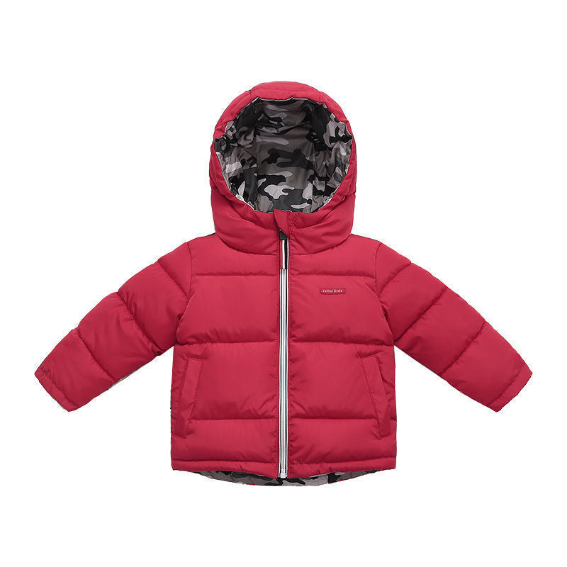 Middle And Small Children Wear Double-sided Padded Winter Jackets - Nordic Vinterstil
