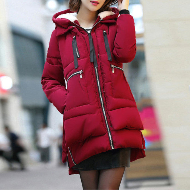 M-5XL Winter Women Parkas Coats Female Jacket Plus Size Thickening Wadded Casual Loose Pregnant Women Thick Coat Outwear - Nordic Vinterstil