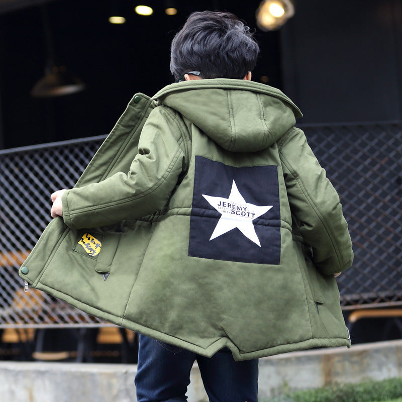 Five-pointed star trench coat - Nordic Vinterstil