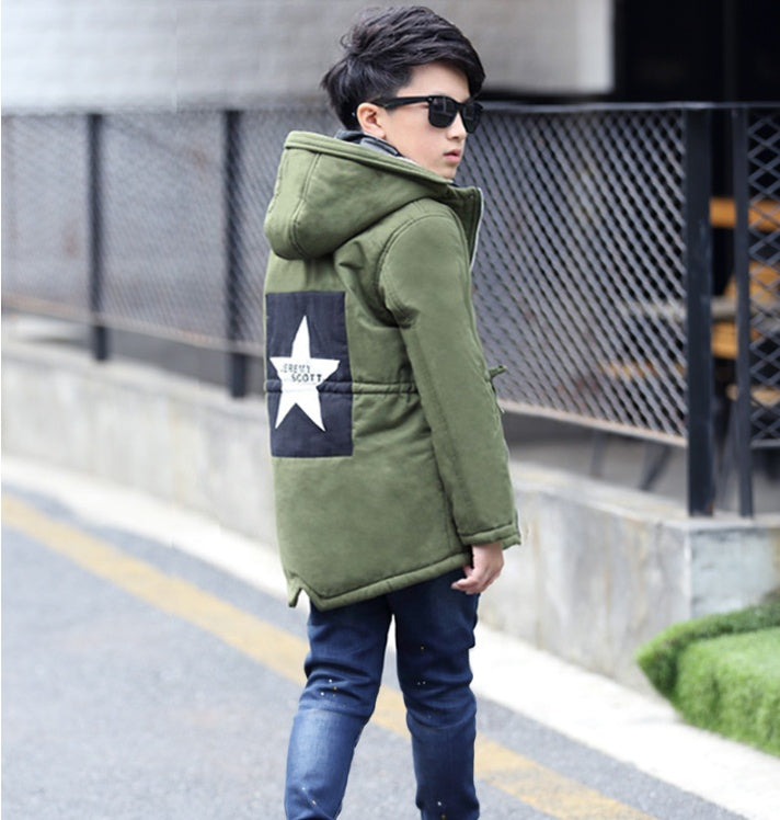 Five-pointed star trench coat - Nordic Vinterstil