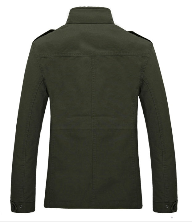 Men's jackets in foreign trade, long washed cotton leisure coat, big new winter and winter yards - Nordic Vinterstil