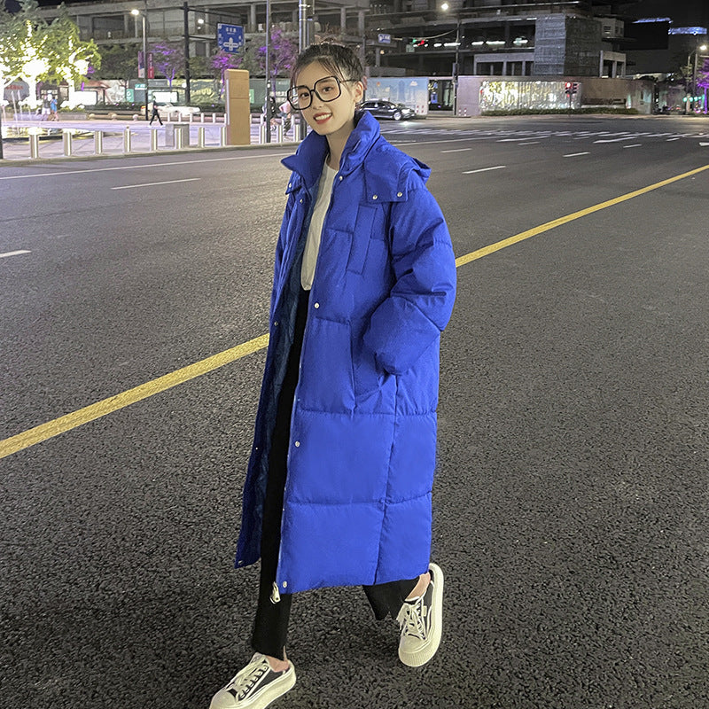 Loose-fitting The Knee Cotton Clothes Winter New Ins Bread Coat Fashion - Nordic Vinterstil