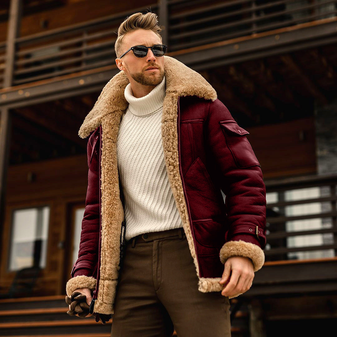 Winter Jacket Mens Military Fleece Warm Jackets Male Fur Collar Coats Army Tactical Jacket - Nordic Vinterstil