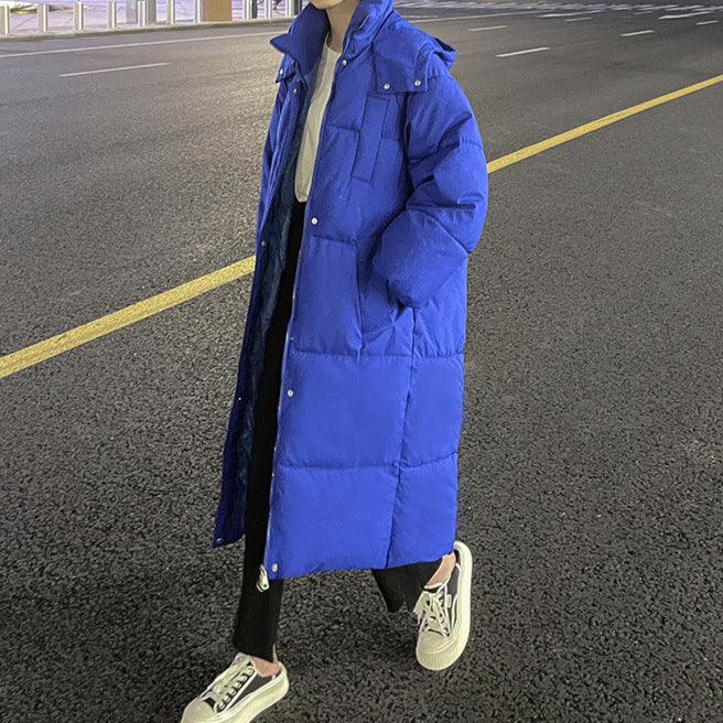 Padded Down Jacket Women's Korean Style Loose-fitting Long Over-the-knee Winter Coat - Nordic Vinterstil