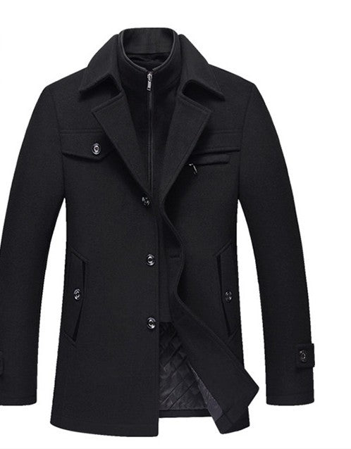Elegante Vinterfrakken For Menn - Nordic Vinterstil