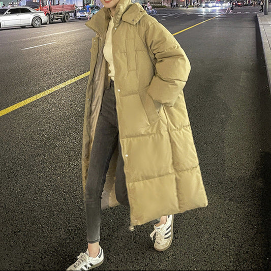 Loose-fitting The Knee Cotton Clothes Winter New Ins Bread Coat Fashion - Nordic Vinterstil