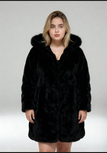 Lang Chic dunjakke - Nordic Vinterstil