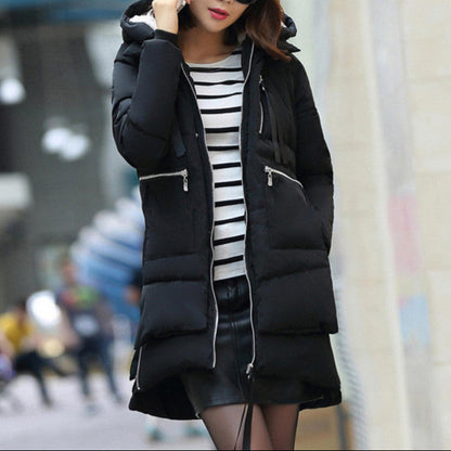 M-5XL Winter Women Parkas Coats Female Jacket Plus Size Thickening Wadded Casual Loose Pregnant Women Thick Coat Outwear - Nordic Vinterstil
