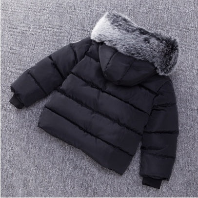 Children's thick cotton jacket - Nordic Vinterstil