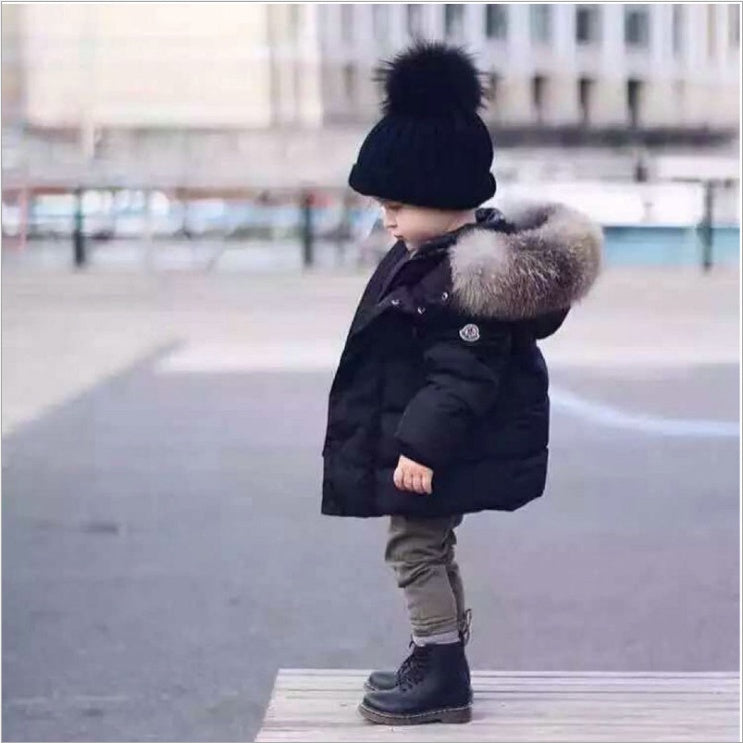 Children's thick cotton jacket - Nordic Vinterstil