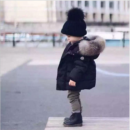 Children's thick cotton jacket - Nordic Vinterstil