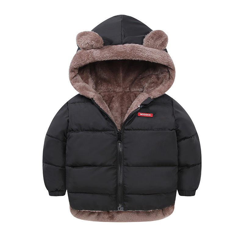 Boy's Cotton-padded Winter Jacket, Children's Cotton-padded Jacket, Double-sided Wear - Nordic Vinterstil