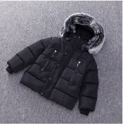 Children's thick cotton jacket - Nordic Vinterstil