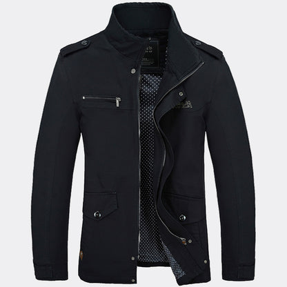 Men's jackets in foreign trade, long washed cotton leisure coat, big new winter and winter yards - Nordic Vinterstil
