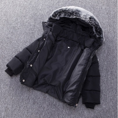Children's thick cotton jacket - Nordic Vinterstil