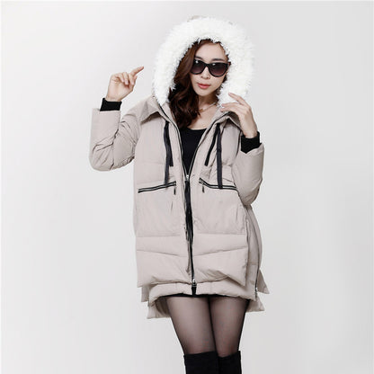M-5XL Winter Women Parkas Coats Female Jacket Plus Size Thickening Wadded Casual Loose Pregnant Women Thick Coat Outwear - Nordic Vinterstil