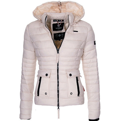 Jackets for Women Winter Red Coat Motorcycle - Nordic Vinterstil