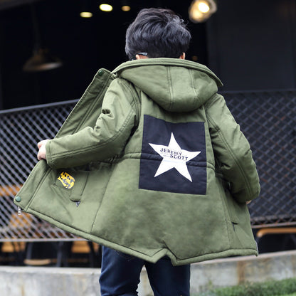 Five-pointed star trench coat - Nordic Vinterstil
