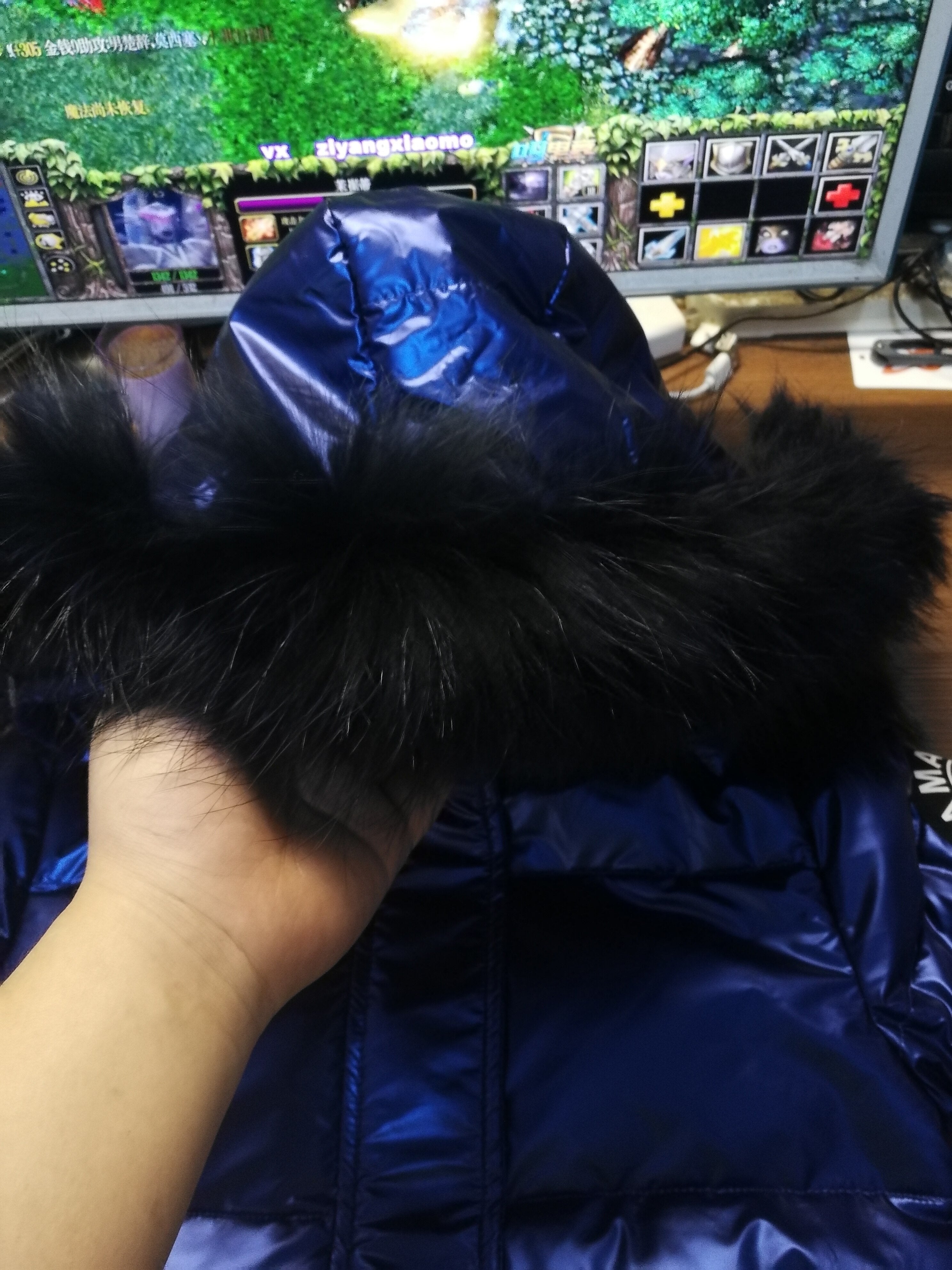Children's shiny down jacket - Nordic Vinterstil