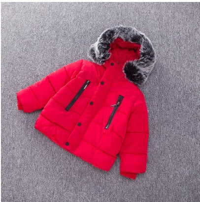 Children's thick cotton jacket - Nordic Vinterstil