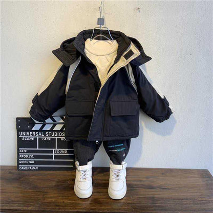 Boy Foreign-style Baby Winter Camouflage Padded Jacket - Nordic Vinterstil