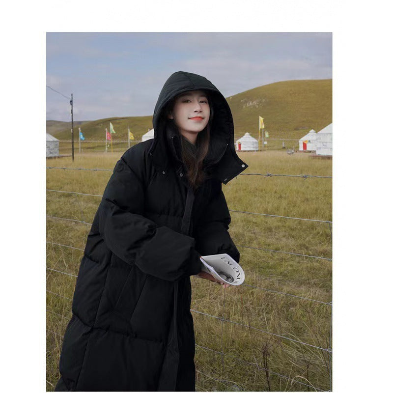 Loose-fitting The Knee Cotton Clothes Winter New Ins Bread Coat Fashion - Nordic Vinterstil
