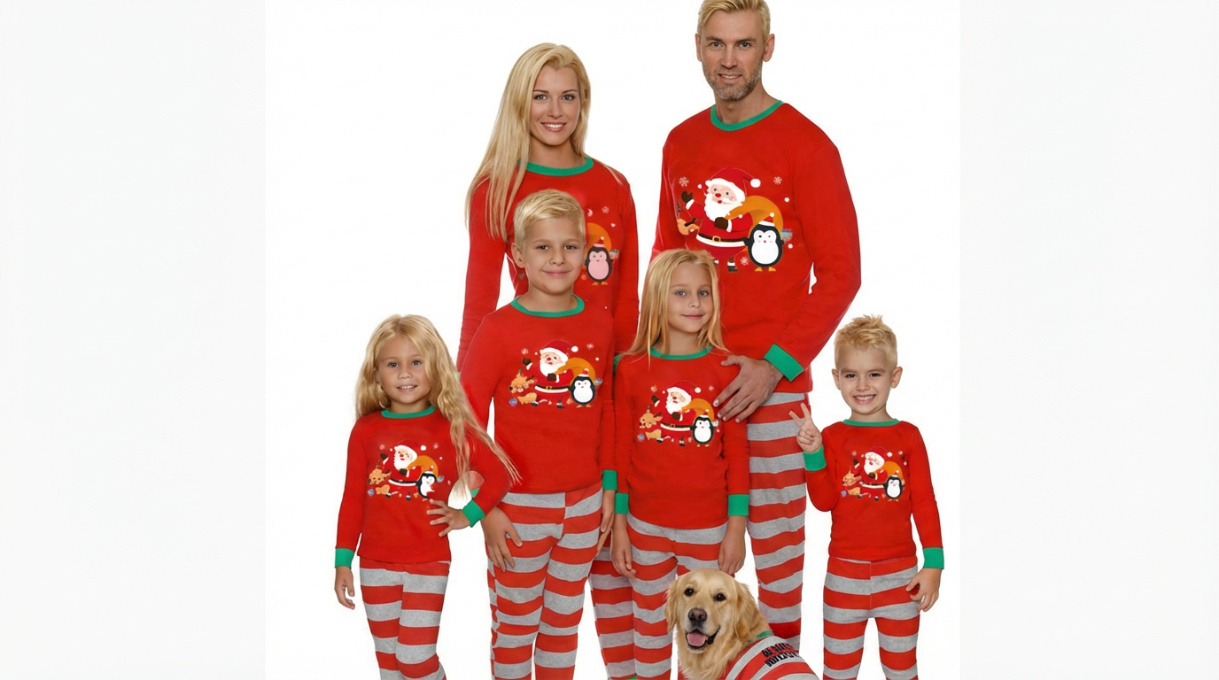 Tegneserie Julestemning Sett - Nordic Vinterstil