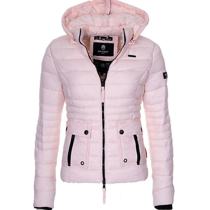 Jackets for Women Winter Red Coat Motorcycle - Nordic Vinterstil