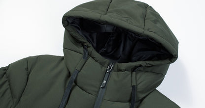 New Men Women Cotton Coat USB Smart Electric Heated Jackets Winter Thicken Down Hooded Outdoor Hiking Ski Clothing 7XL - Nordic Vinterstil