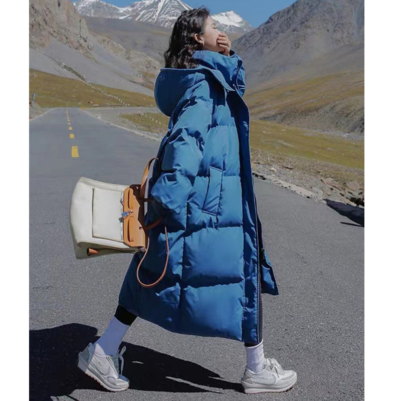 Loose-fitting The Knee Cotton Clothes Winter New Ins Bread Coat Fashion - Nordic Vinterstil