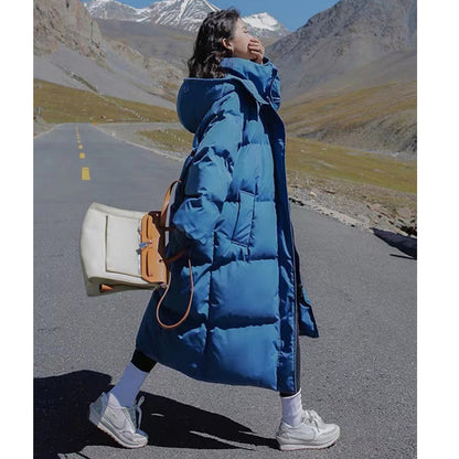 Loose-fitting The Knee Cotton Clothes Winter New Ins Bread Coat Fashion - Nordic Vinterstil