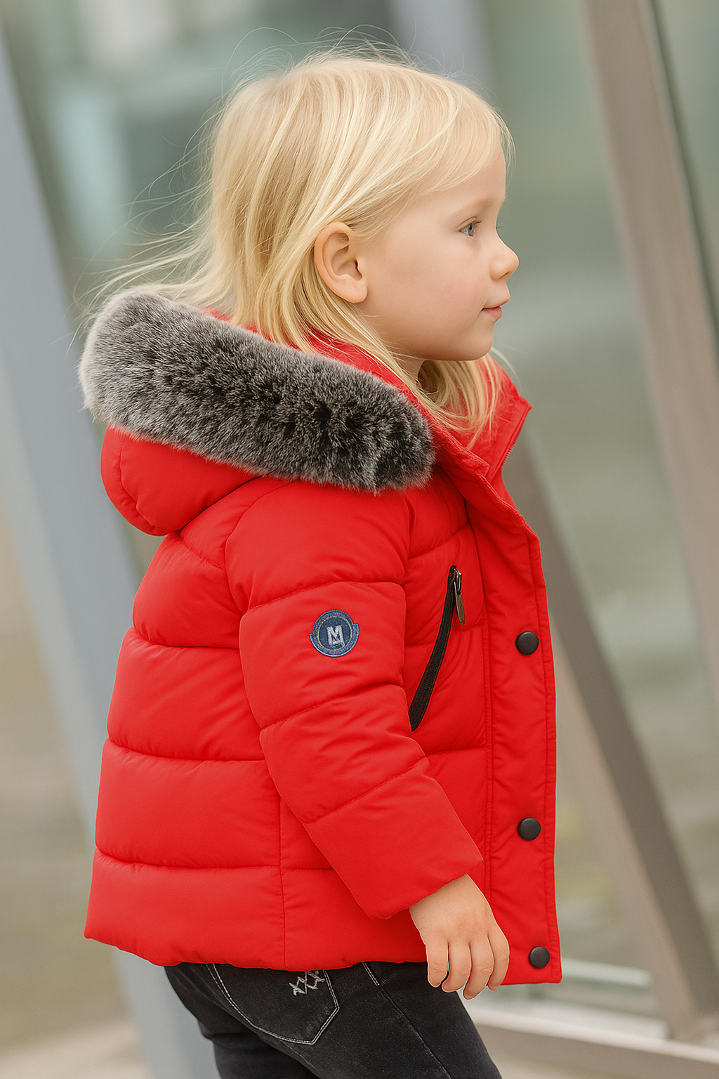 Barn Vinterjakke i Tykk Bomull – Varm og Komfortabel - Nordic Vinterstil