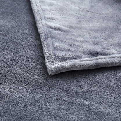 Ensfarget Flanellteppe – Ultratynn Varme for Maksimal Komfort - Nordic Vinterstil