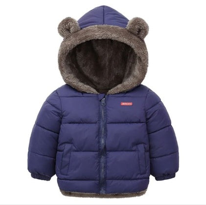Boy's Cotton-padded Winter Jacket, Children's Cotton-padded Jacket, Double-sided Wear - Nordic Vinterstil
