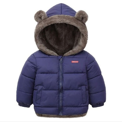 Boy's Cotton-padded Winter Jacket, Children's Cotton-padded Jacket, Double-sided Wear - Nordic Vinterstil